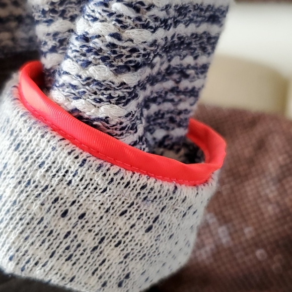 Gap Cotton Jacket with Side Pockets Blue & White like new Zipper front - Picture 4 of 8